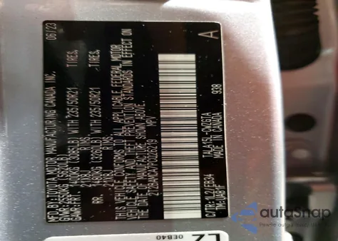 2023 Lexus Rx 350 Base from USA, damaged, VIN 2T2BAMCA7PC026219